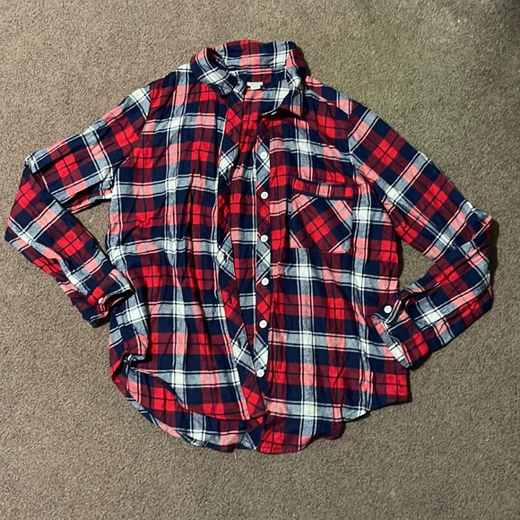 Aerie Pajama Flannel Shirt - Picture 2 of 4